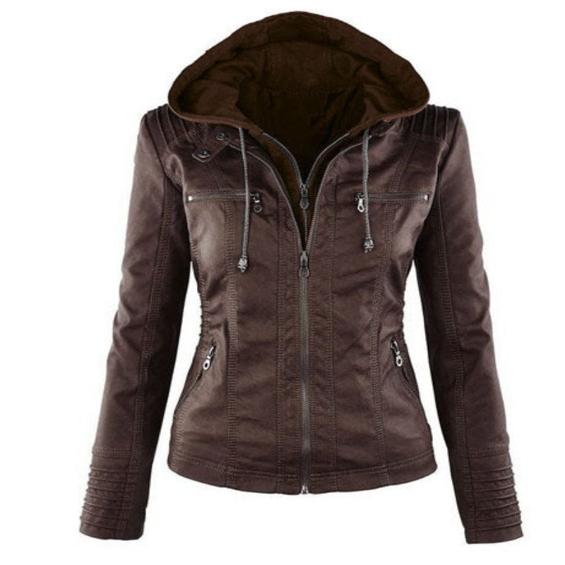Evi Leren Dameszomerjas Elegant en Licht