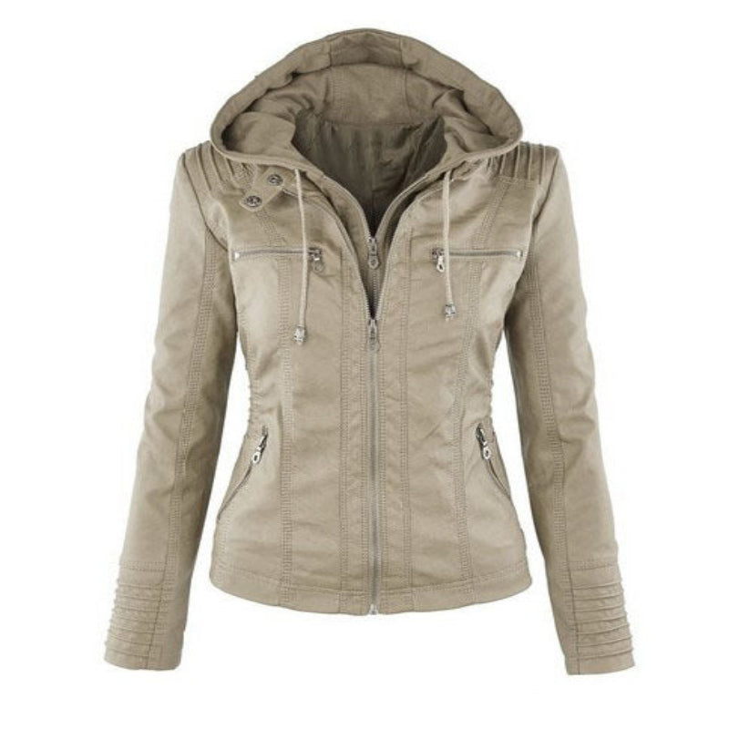 Evi Leren Dameszomerjas Elegant en Licht