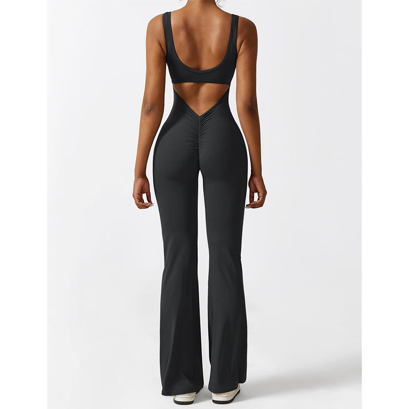 Flared Jumpsuit voor Yoga en Fitness