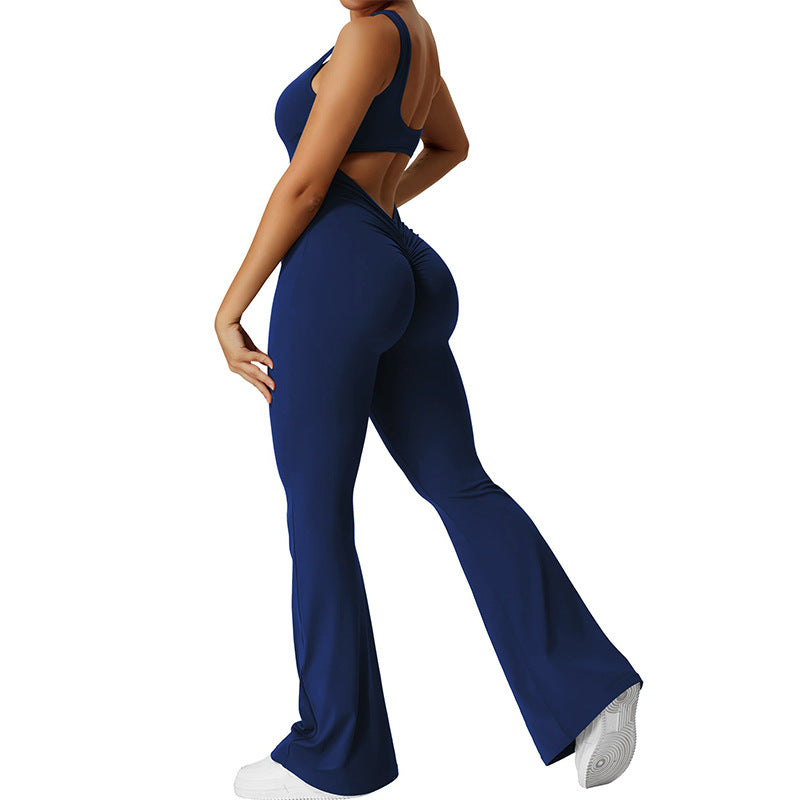 Flared Jumpsuit voor Yoga en Fitness
