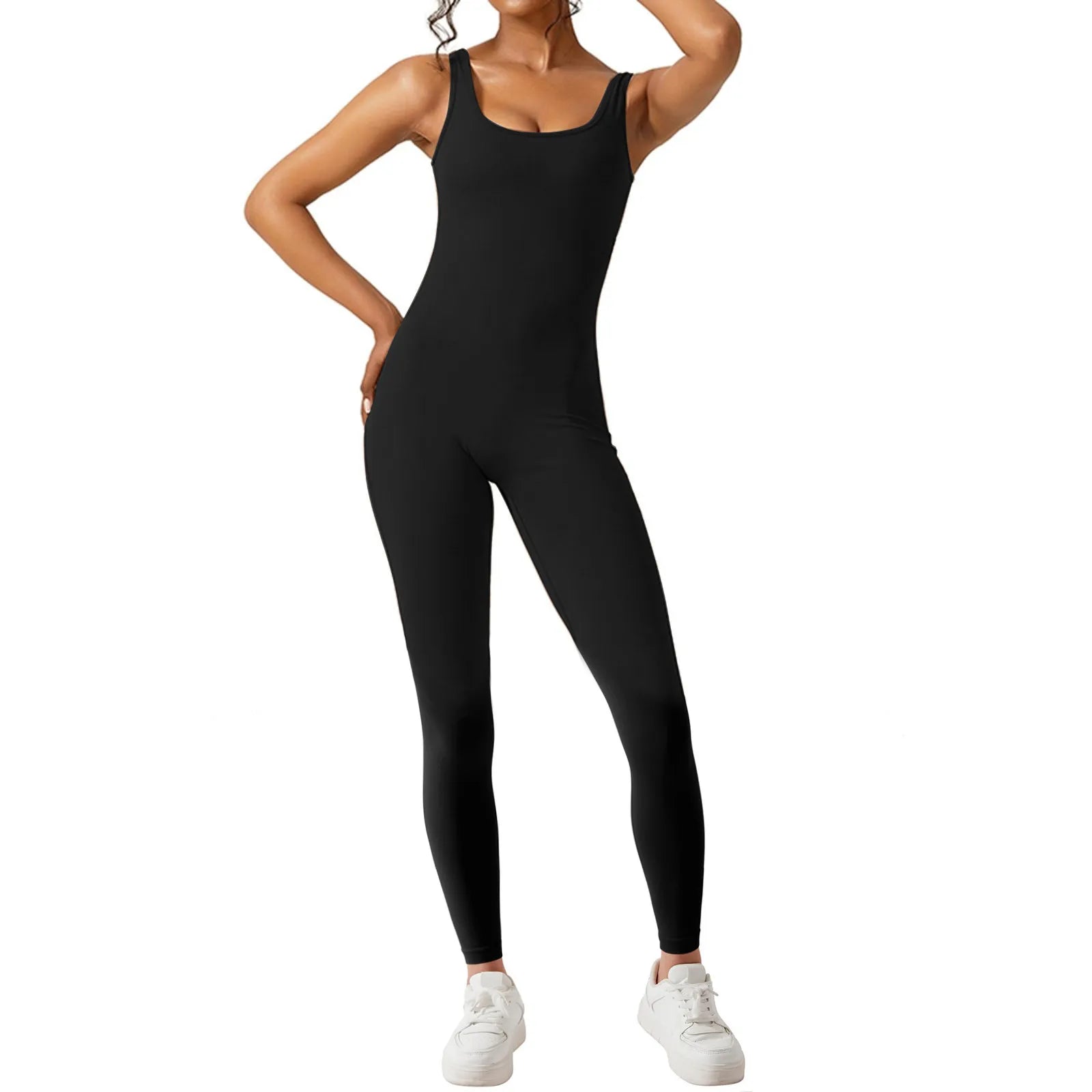 Flared Jumpsuit voor Yoga en Fitness
