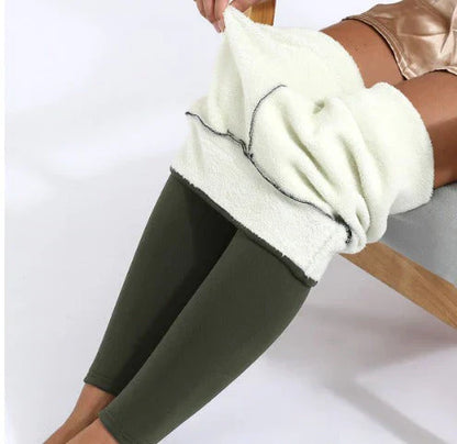 Fleece Leggings voor Winterwarmte en Stijl