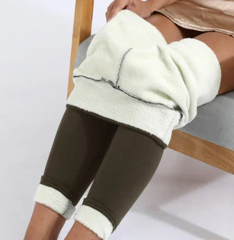 Fleece Leggings voor Winterwarmte en Stijl