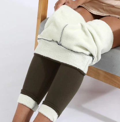 Fleece Leggings voor Winterwarmte en Stijl