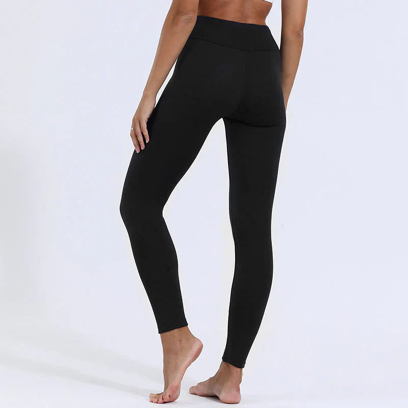 Fleece Leggings voor Winterwarmte en Stijl