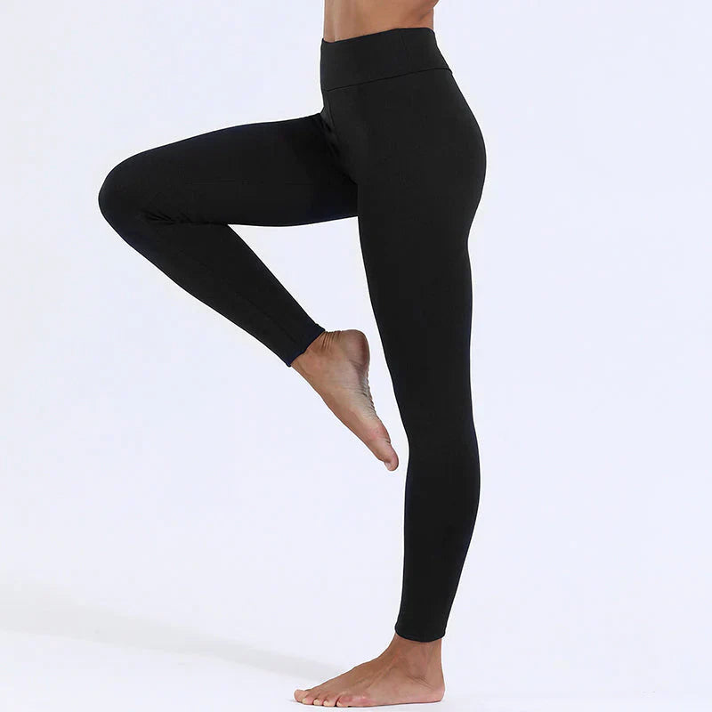 Fleece Leggings voor Winterwarmte en Stijl