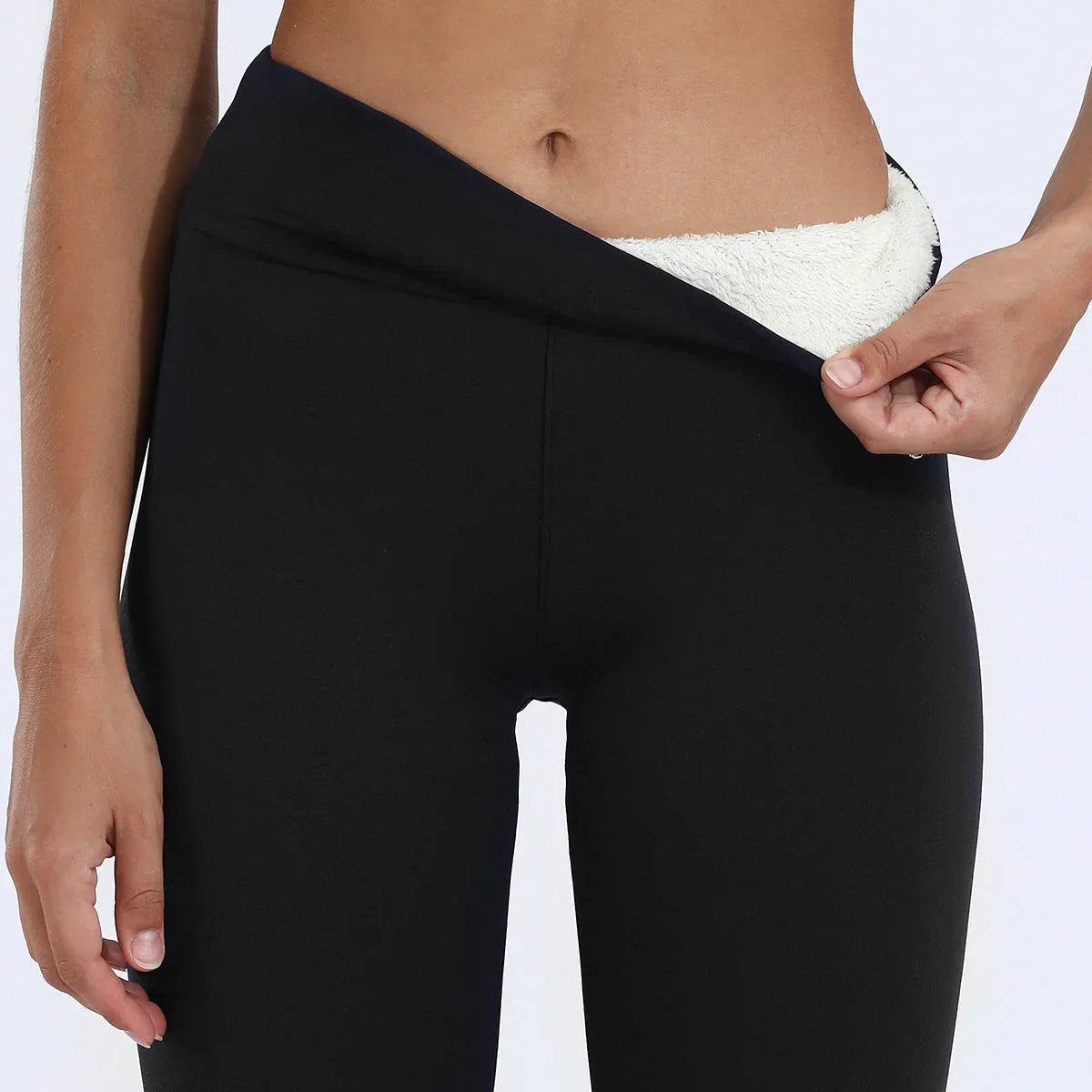Fleece Leggings voor Winterwarmte en Stijl