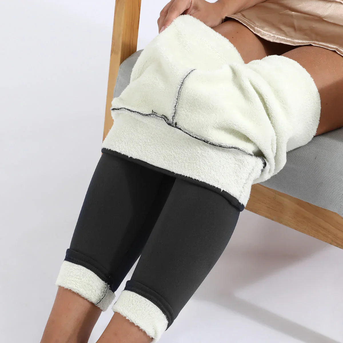 Fleece Leggings voor Winterwarmte en Stijl