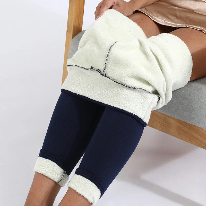 Fleece Leggings voor Winterwarmte en Stijl