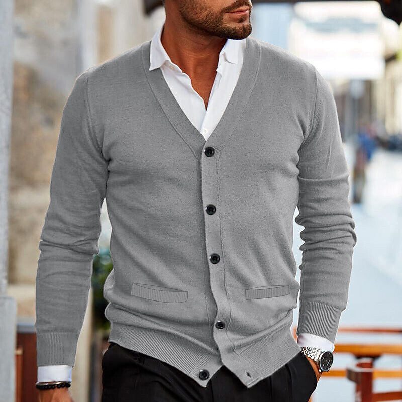 Florentin Casual Herenvest met Knopen