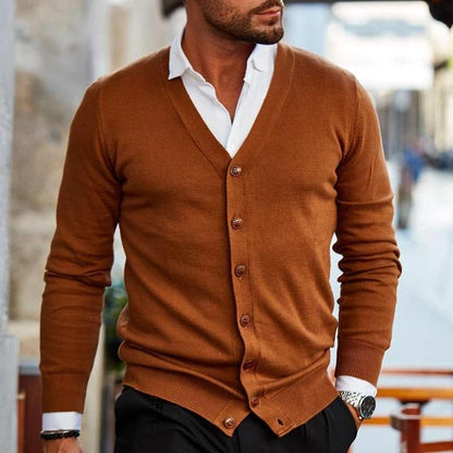 Florentin Casual Herenvest met Knopen