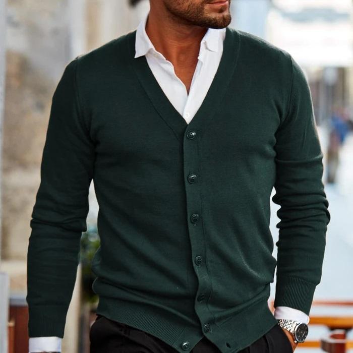 Florentin Casual Herenvest met Knopen