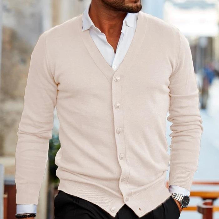 Florentin Casual Herenvest met Knopen