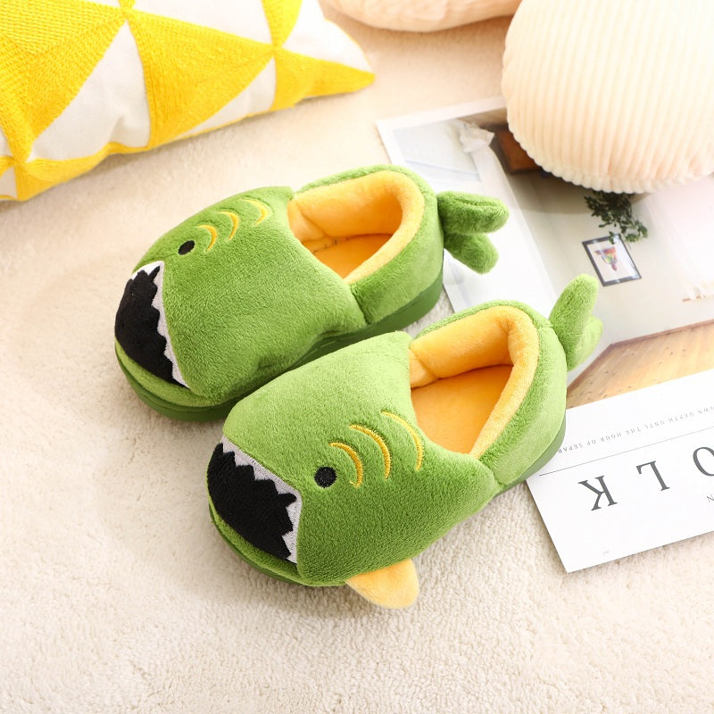 Fluffy Dinosaurus Pantoffels voor Peuters