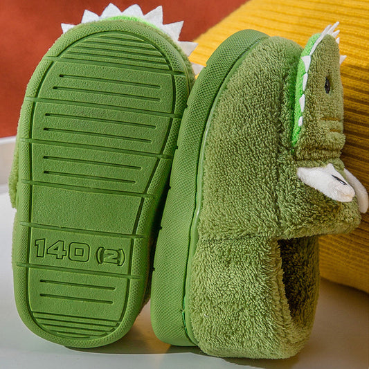 Fluffy Dinosaurus Pantoffels voor Peuters