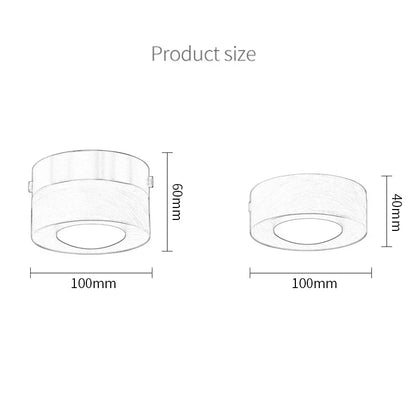 WoodenGlow - Lámpara de techo en nogal con foco LED para