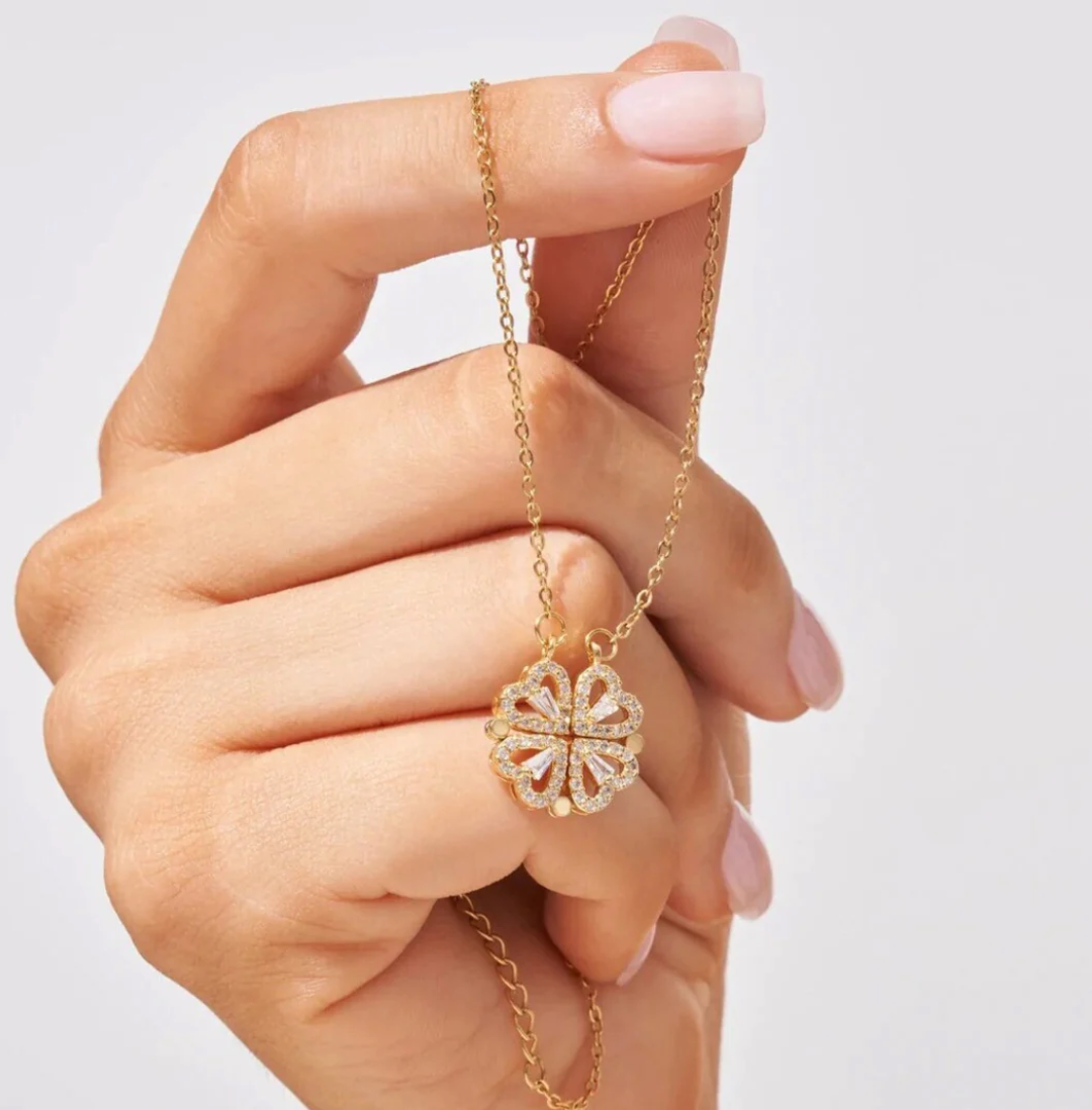Geluk en Liefde Ketting - Moederdag Cadeau