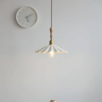 Gemma Keramische Hanglamp - Geribbeld Design