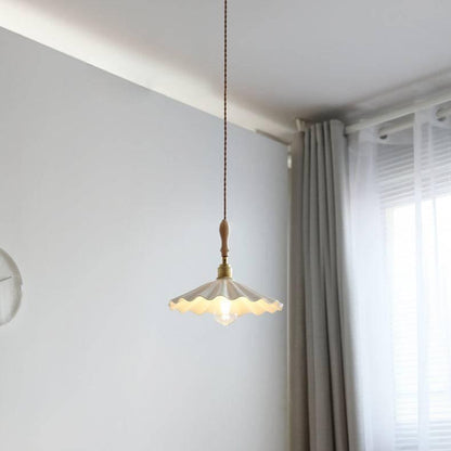 Gemma Keramische Hanglamp - Geribbeld Design