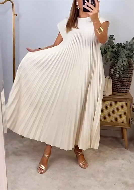 Geplooide Jurk Molly - Tijdloze Elegantie