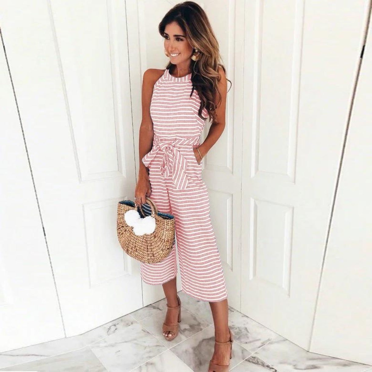 Gestreepte Jumpsuit Gianna - Elegante Stijl