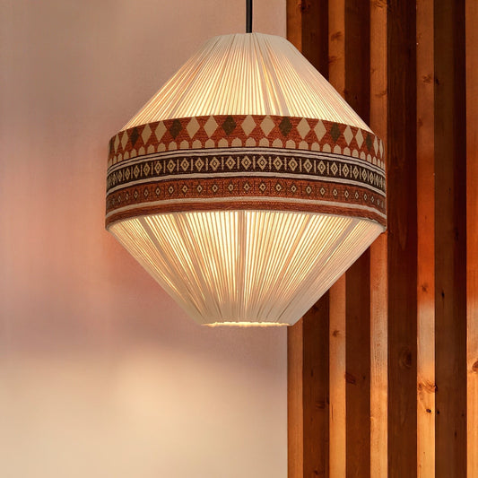 Geweven Hanglamp Verstelbare Hoogte - Juan Bohemian Lamp