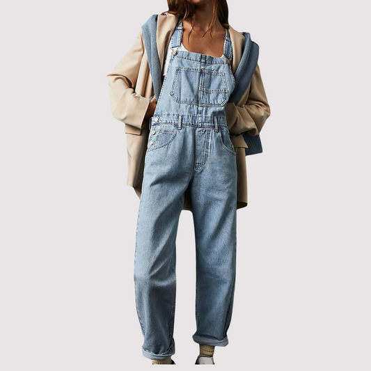 Giada - Dames Denim Tuinbroek Casual Vibe