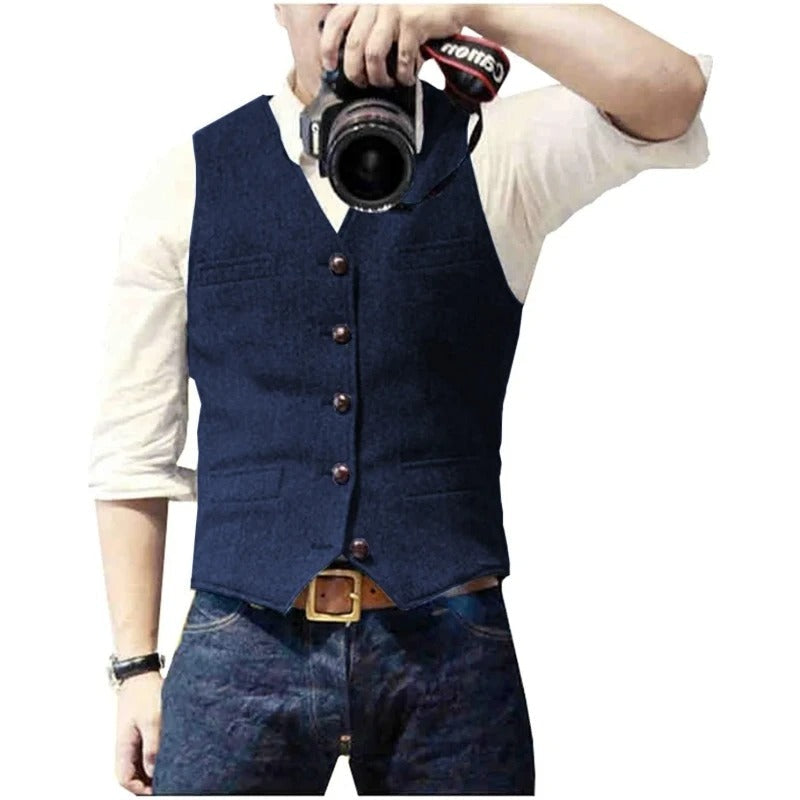Gilo - Elegant Heren Gilet voor Elke Gelegenheid