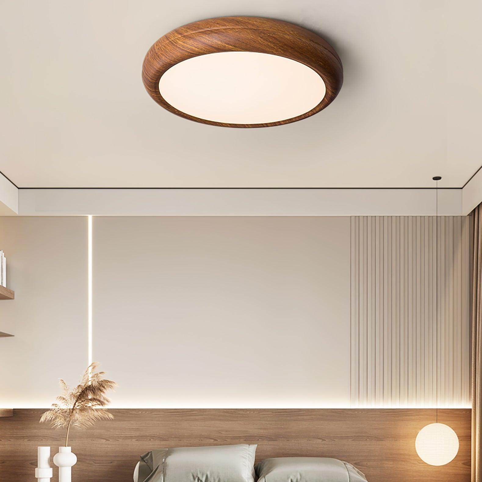 Giulio Scandinavische Houten Plafondlamp - LED