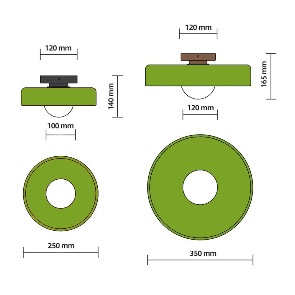 MODERNE RONDE Plafondlamp – Stijlvolle LED Verlichting