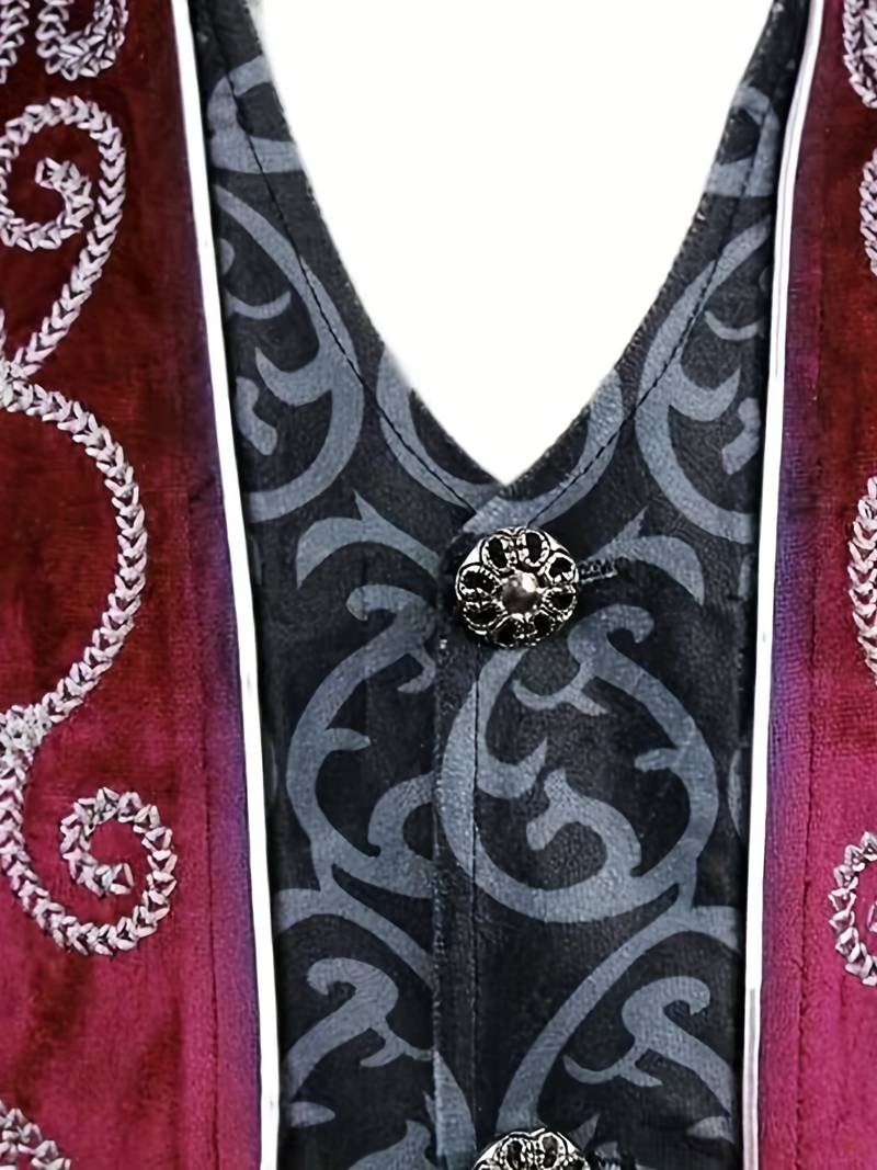 Gothic Blazer Middeleeuws Kostuum Steampunk Herenjas