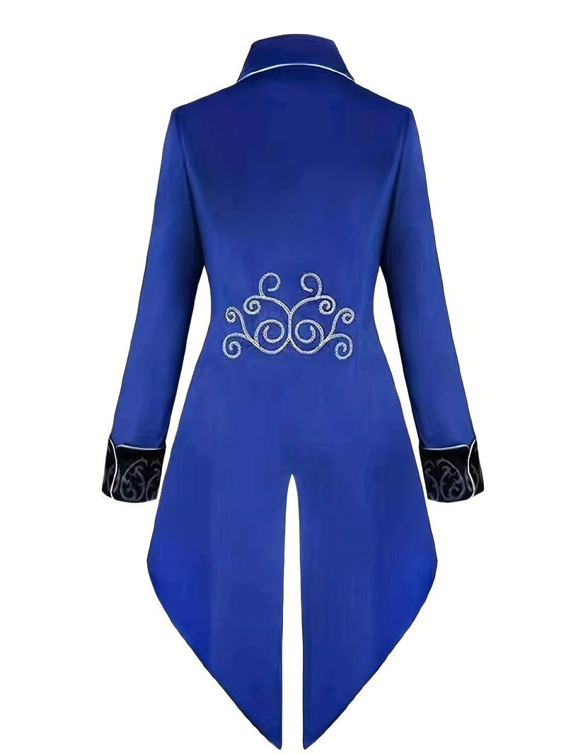 Gothic Blazer Middeleeuws Kostuum Steampunk Herenjas