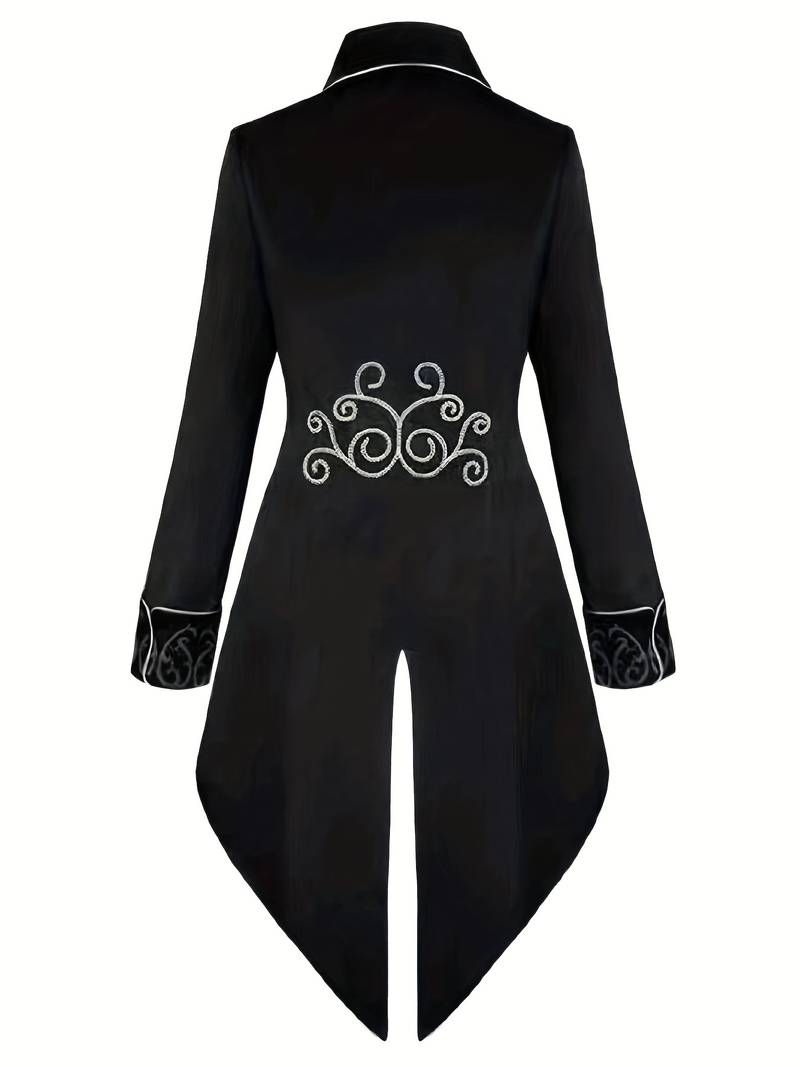 Gothic Blazer Middeleeuws Kostuum Steampunk Herenjas