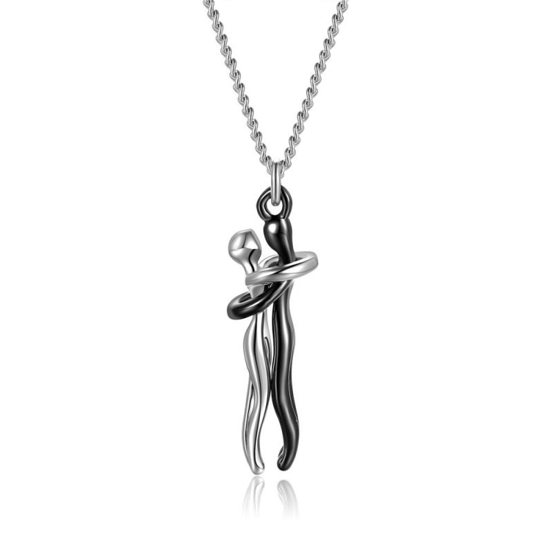 Gouden Omhelzing Liefdeshanger Ketting