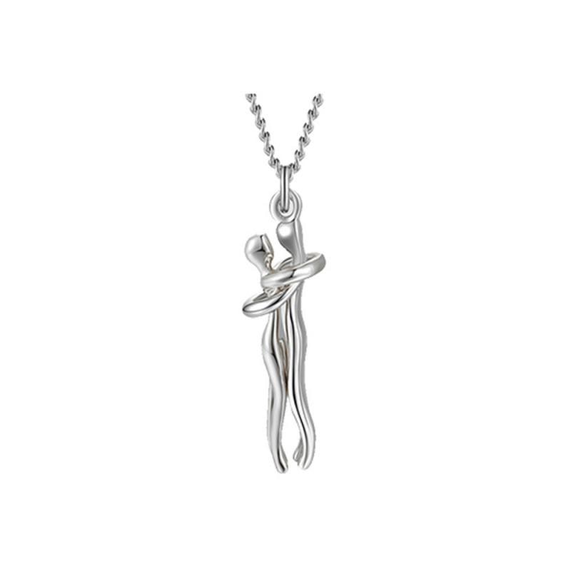 Gouden Omhelzing Liefdeshanger Ketting