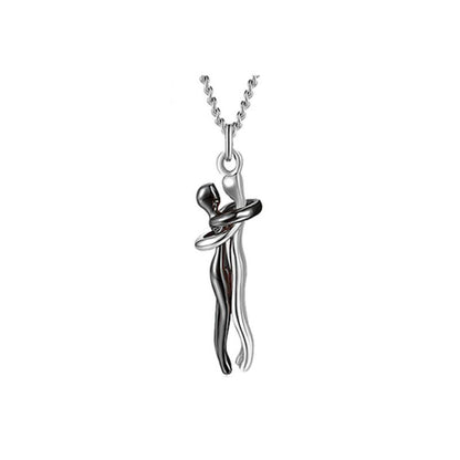 Gouden Omhelzing Liefdeshanger Ketting