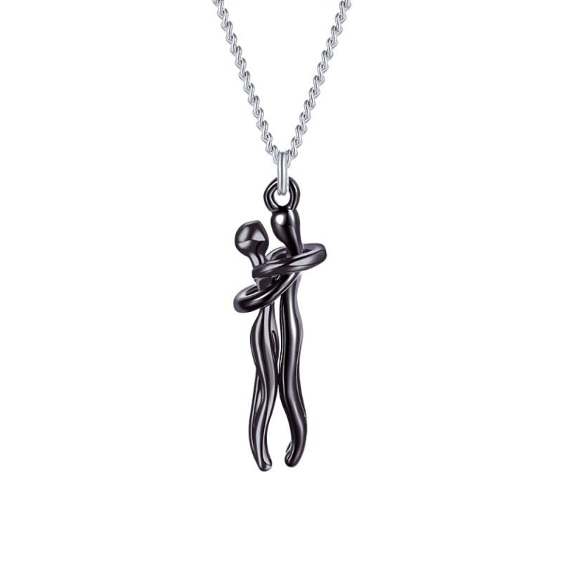 Gouden Omhelzing Liefdeshanger Ketting