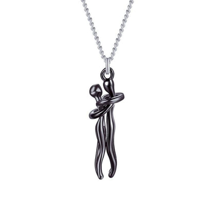 Gouden Omhelzing Liefdeshanger Ketting