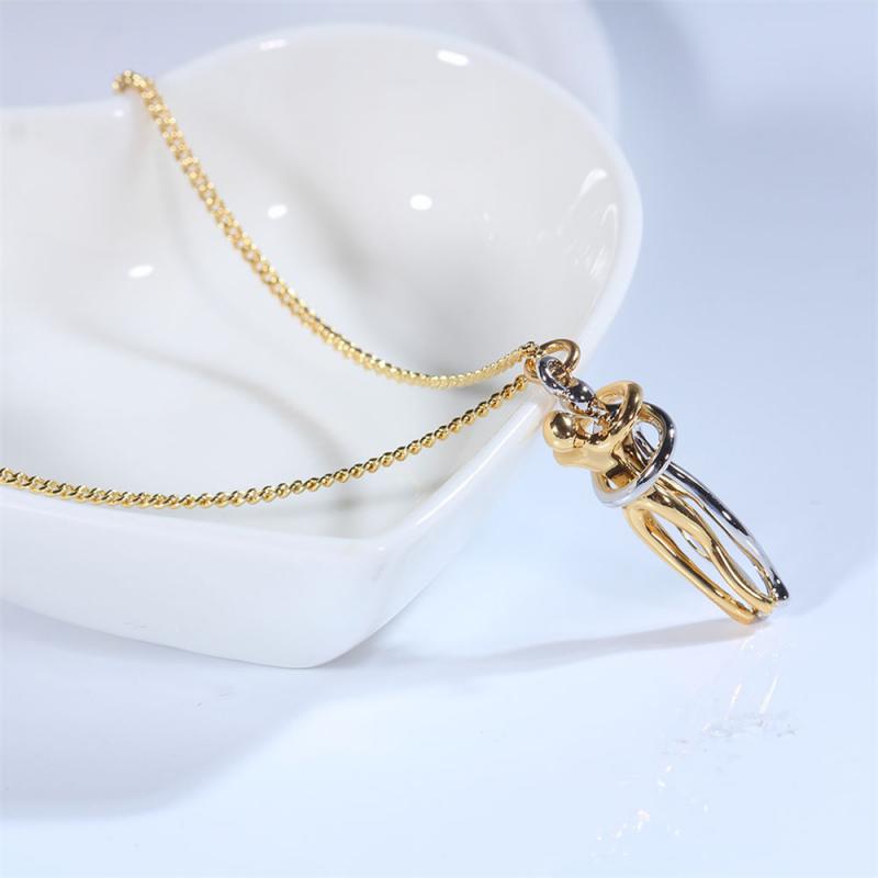 Gouden Omhelzing Liefdeshanger Ketting
