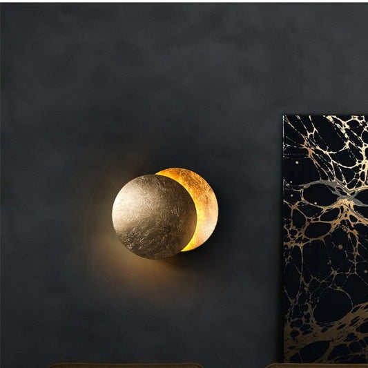 Gouden Wandlamp Clément - Goudkleurig Metaal Sfeer