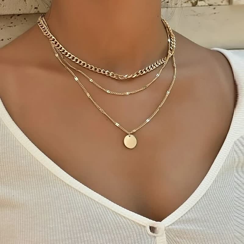 Goudkleurige Hart Ketting voor Dames