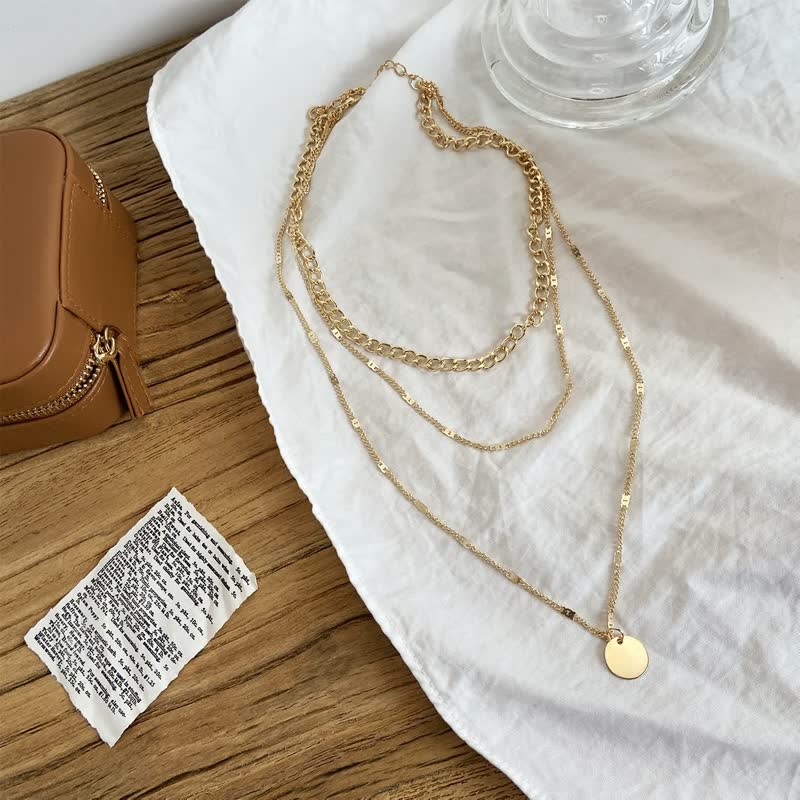 Goudkleurige Hart Ketting voor Dames