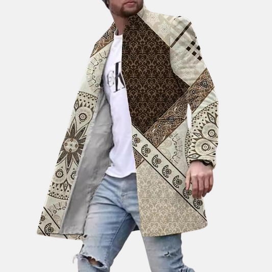 Grafische Manteljas met Urban Stijl