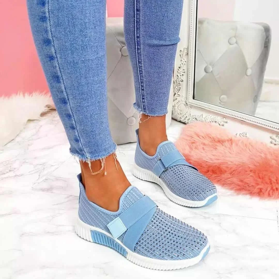 Gwen Elegante Dames T-Strap Flats