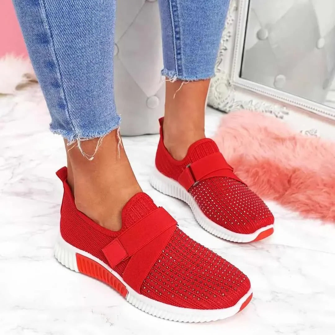 Gwen Elegante Dames T-Strap Flats