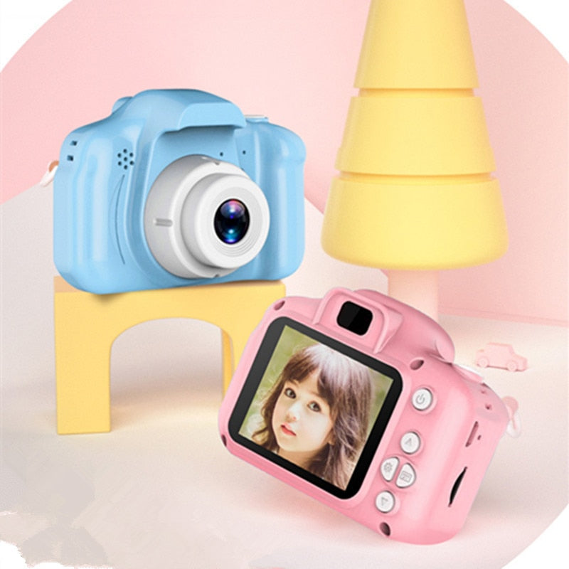 HD Mini Digitale Kindercamera met Beschermhoes