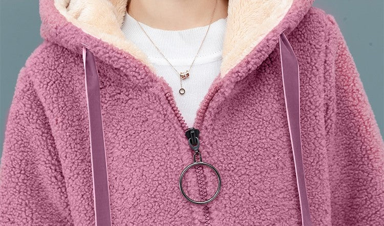 Halflange Fleece Teddy Jas - Stijlvol Design