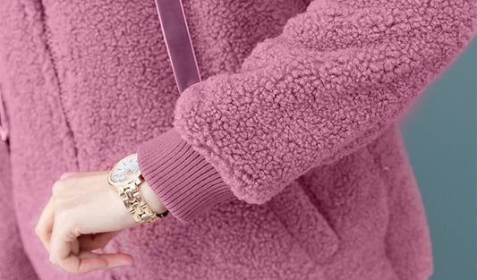 Halflange Fleece Teddy Jas - Stijlvol Design