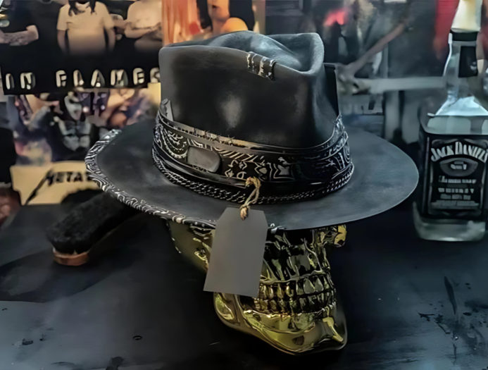 Handgemaakte Cowboyhoed met Uniek Design