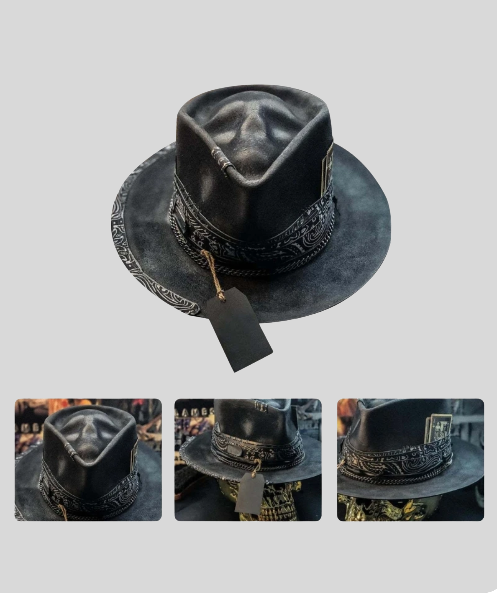 Handgemaakte Cowboyhoed met Uniek Design